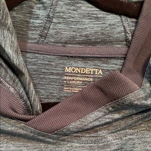 Mondetta Heathered Brown and Gray Performance Hoodie